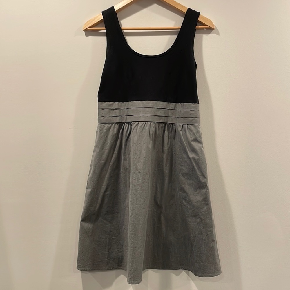 Theory black and grey casual dress